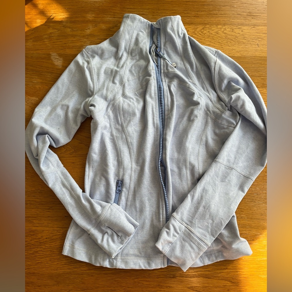 Lululemon periwinkle zip-up sweatshirt